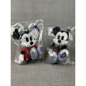 DISNEY 2023 Mickey and Minnie 17” Plush Set - 100 Years Of Wonder Sets
